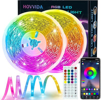 HOVVIDA Tira LED 30m, RGB Luces LED 30m, 150 LED, LED 30m, 30 LED/Metro