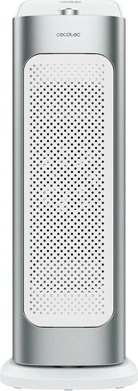 Cecotec Calefactor Eléctrico Cerámico Ready Warm 6700 Ceramic Sky. 2000W, Termostato Regulable, Motor DC, Control Manual con Ruedecilla, 3 Modos, Oscilación, Cobertura 20m2