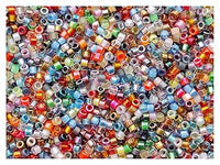 10 g Delica Seed Beads 11/0, Japanese Glass Beads Miyuki, Jet Negro