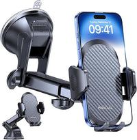 Miracase Soporte Movil Coche [2025 Ventosa Potente] Suporte Telemovel Carro en Salpicadero, Rotación 360° Ventosa Movil Compatibilidad con iPhone y Telefono de 4-7.2