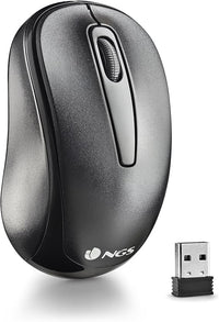 NGS Easy Gamma - 2.4GHz Wireless Optical Mouse Nano Receiver, 1200 DPI mit USB-Anschluss, 2 Tasten + Scrollrad