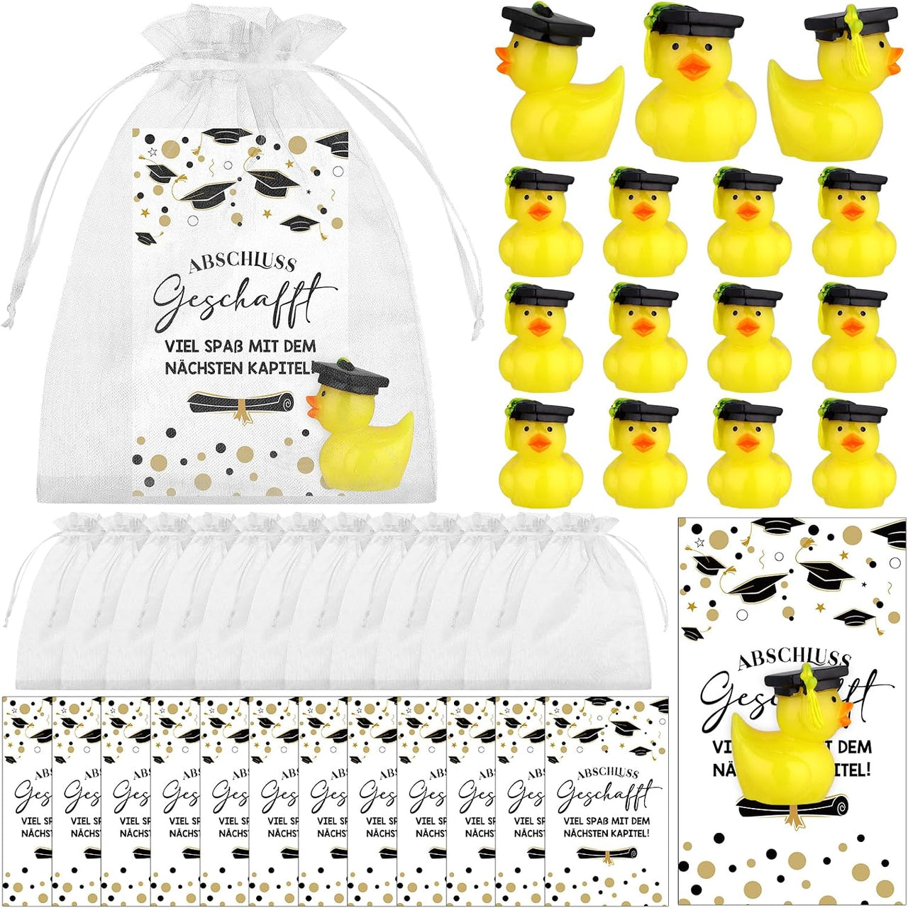 36 unidades regalo graduación mini pato bolsillo abusivo pato feliz con sombrero de graduación graduación graduación 2026 regalo de graduación inspirador regalo de graduación regalos positivos para