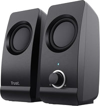 Trust Remo 2.0 Set de Altavoces, Jack 3.5 mm, 16 W, 50-20000 Hz Respuesta Frecuente, Sistema de Altavoces Alámbrico USB para PC, Ordenador, Portátil, Oficina - Negro