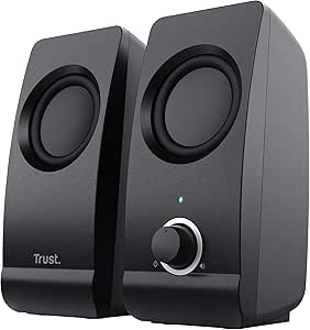 Trust Remo 2.0 Set de Altavoces, Jack 3.5 mm, 16 W, Negro