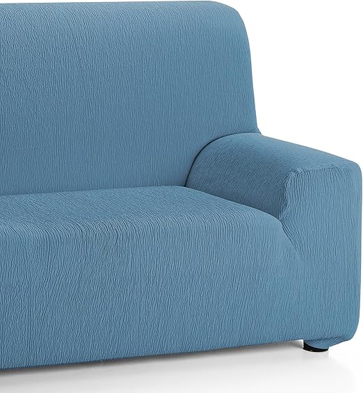 Martina Home Emilia Copridivano, Tessuto, Blu Hotness, 2 Posti (120 a 170 cm)