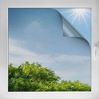 d-c-fix Película para Protección Solar Estática (90x200cm) Película para Ventanas con 99% Protección UV, Reducir Calor, Película Oscurecedora, Película Térmica para Ventanas