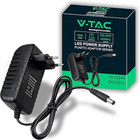 V-TAC Alimentatore 12V 42W 3,5A per Telecamere, Strisce LED, Modem - Trasformatore 12 Volt Plug&Play con Spina Corrente Casa per Schermi e Apparecchiature Elettroniche - Input AC 100-240V - 50/60Hz