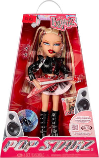 Bratz Pop Starz Cloe - Muñeca de Moda con Encanto Coleccionable, Outfit y Accesorios Musicales