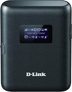 D-Link DWR-933 Router MiFi 4G+ LTE Cat6, 300 Mbps, batería, MiFi, HotSpot, WiFi, AC 1200 Mbps, WPS, Color Negro