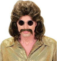 W WIDMANN MILANO Party Fashion - Peluca con barba, años 70, disco, disfraces