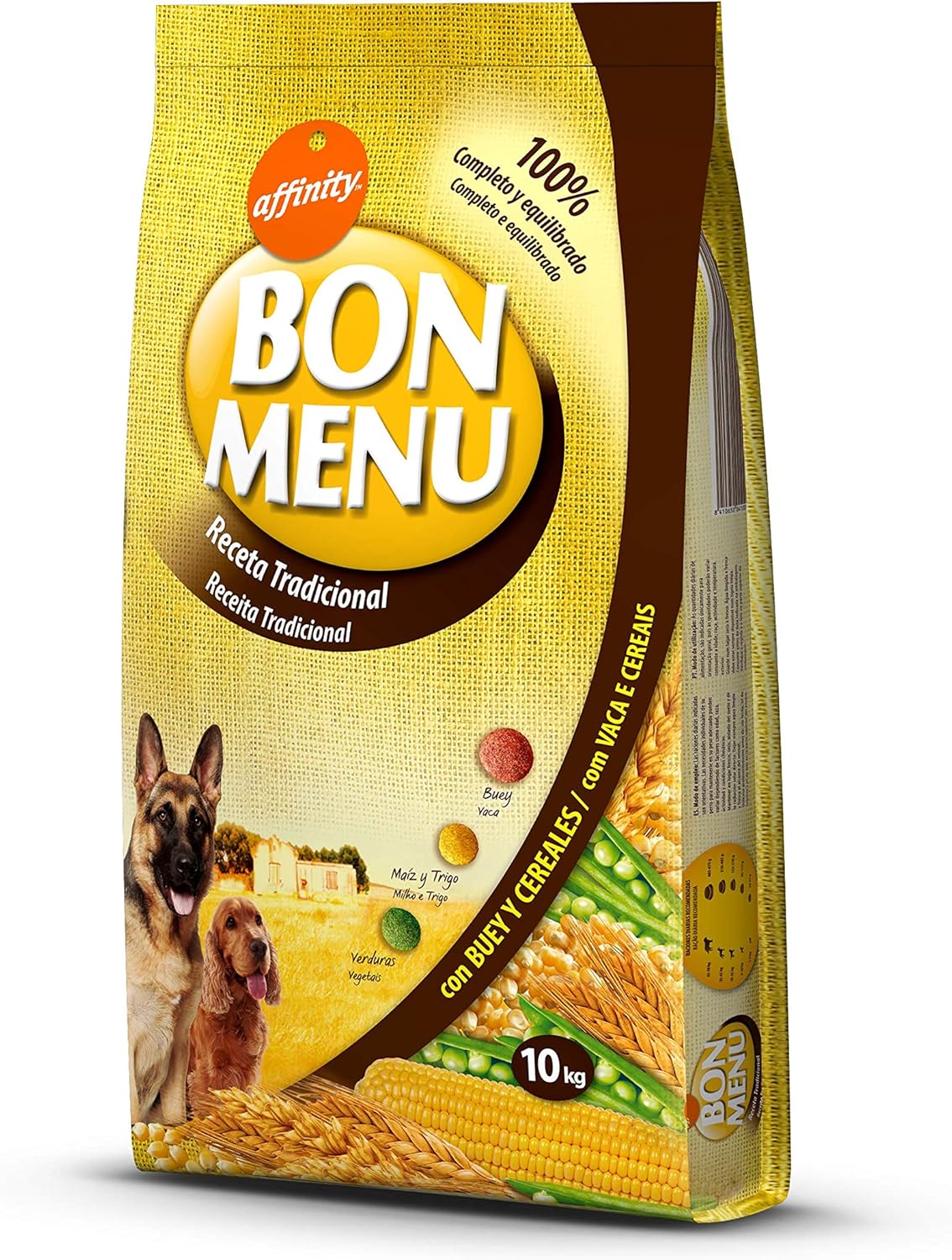 affinity Bon Menu - Receta Tradicional - Comida para Perros - 10 Kg