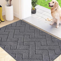 FCSDETAIL Felpudo Entrada Casa 50 x 80 cm, Alfombra Antideslizante y Lavable en Lavadora, Alfombra Atrapapolvo Absorbentes para Perro, Entrada, Puerta y Pasillo