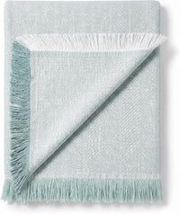 Martina Home Foulard/Plaid Multiusos Espiga 180x260 cm Crudo-Aguamarina