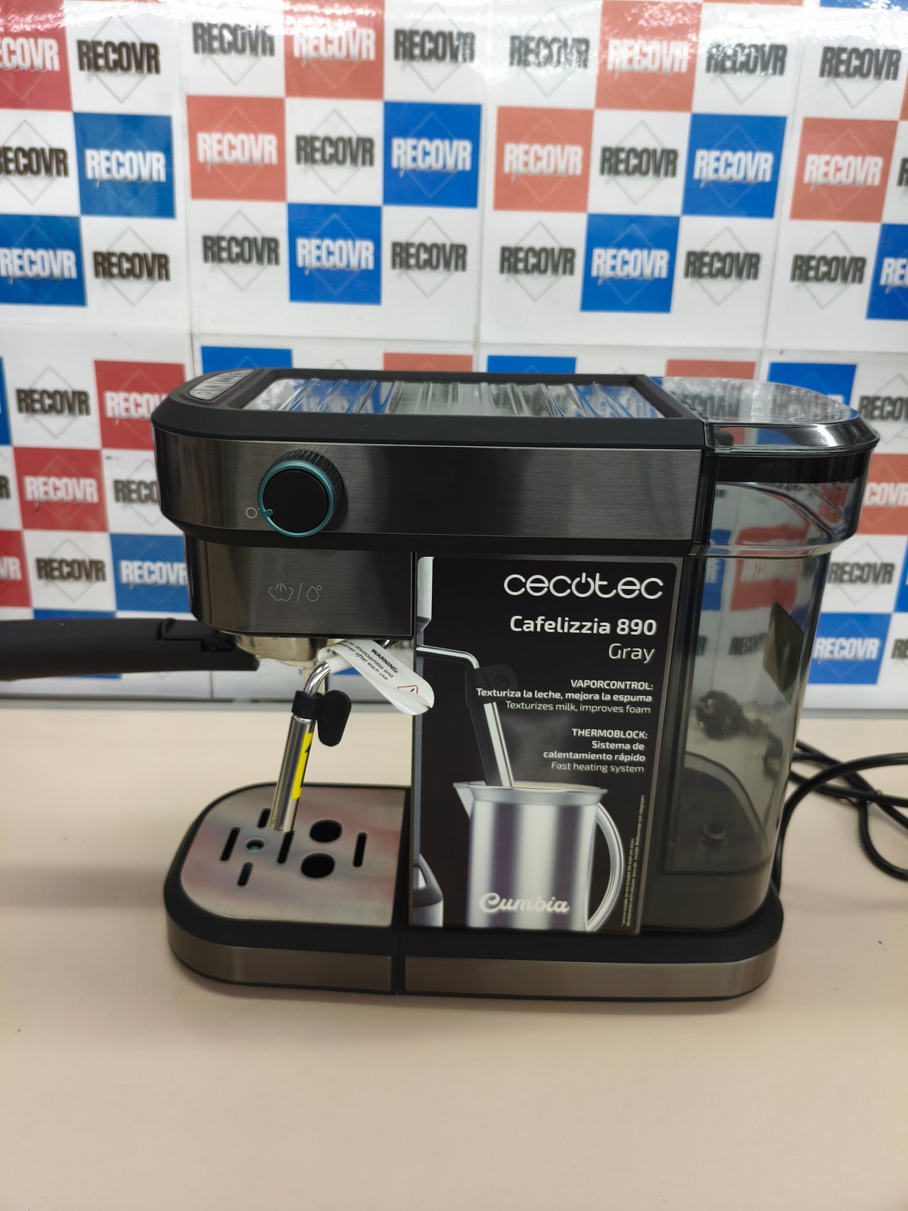 Cafetera espresso Cecotec Cafelizzia 890 Gray 20 bares