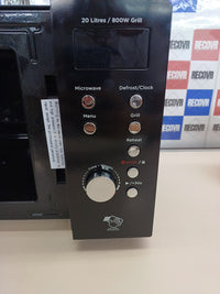 Microondas Digital con Grill Aiwa 20L capacidad 700W, 800W Grill AMW-202DG/BK