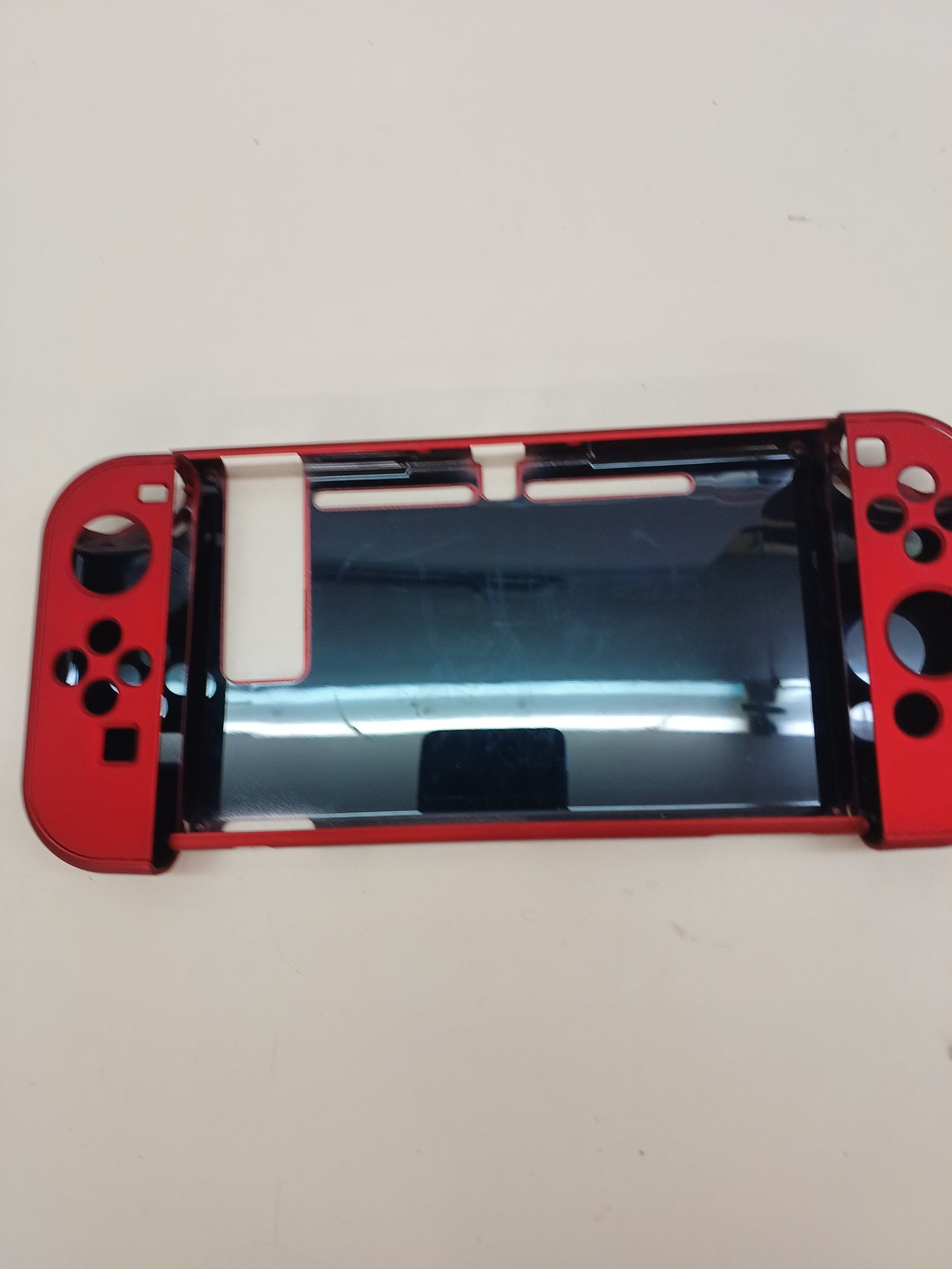 Funda protectora rígida eXtremeRate PlayVital para Nintendo Switch, rojo escarlata
