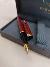 Pluma estilográfica Parker Sonnet Rojo Dorado