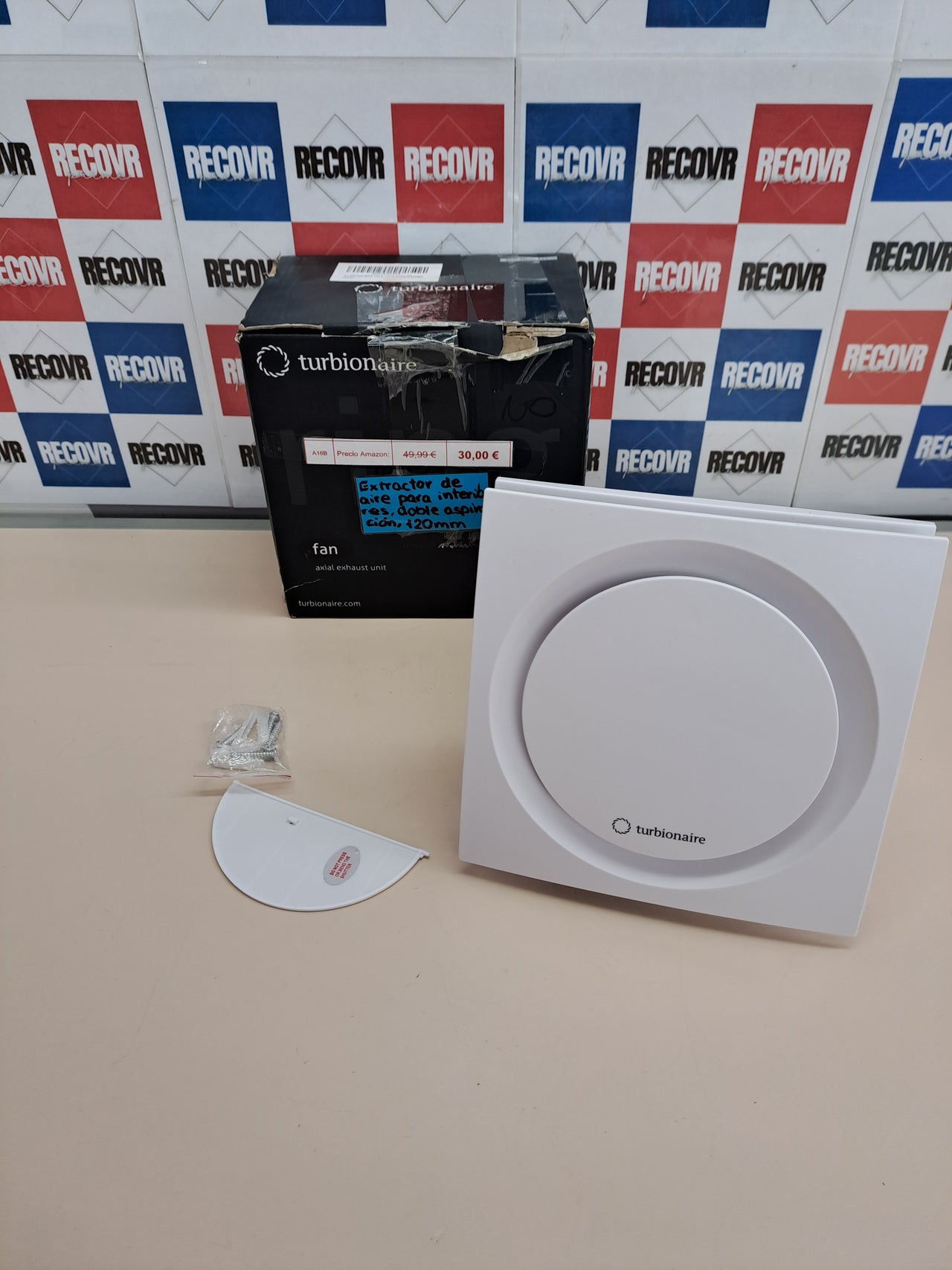 Aspirador Turbionaire RING 120 SW Blanco