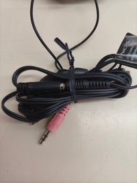 Auriculares con micrófono para ordenador, conexión jack de 3,5 mm