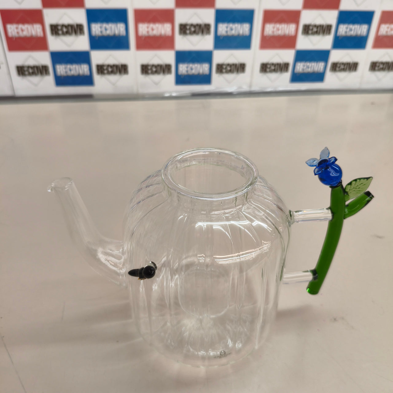 Ichendorf Milano, tetera óptica Botanica de 70 cl, vidrio borosilicato
