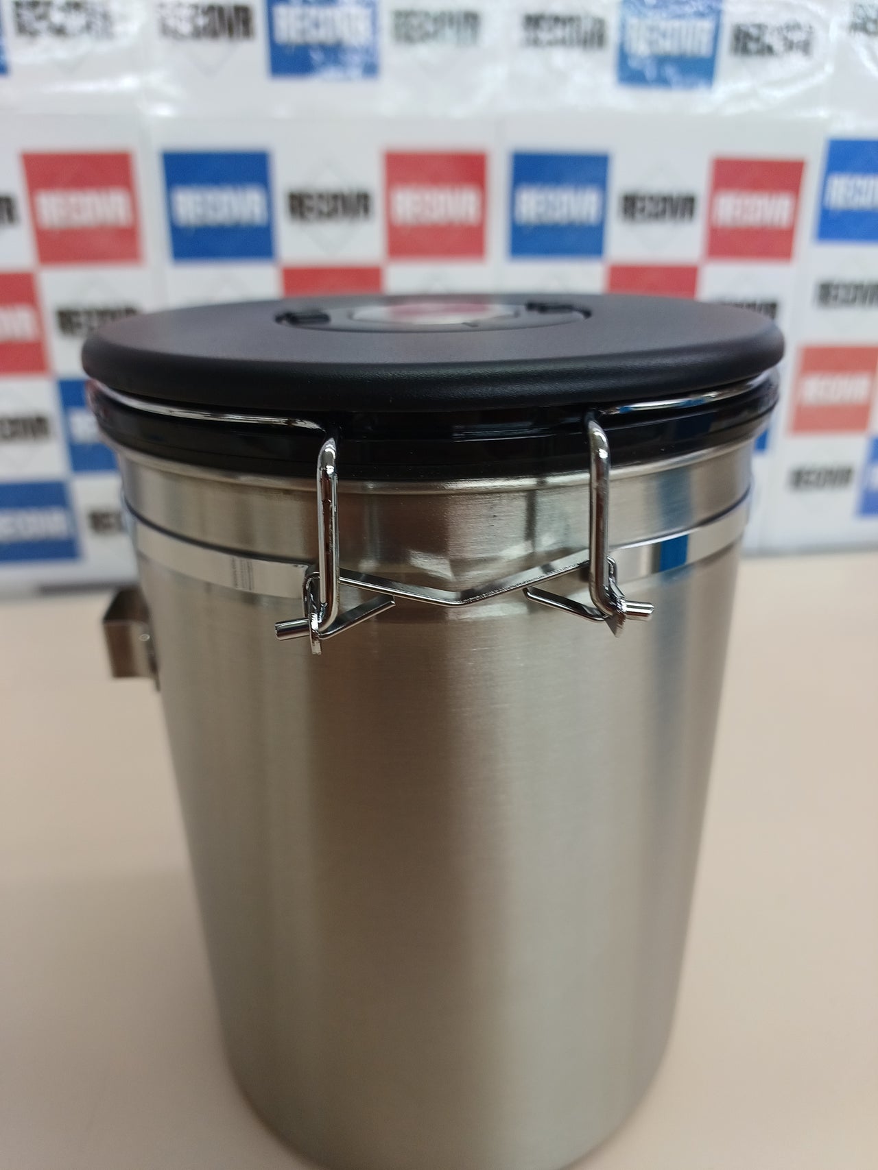 Lata de café de 1 kg, 2800 ml, con cuchara Shayson