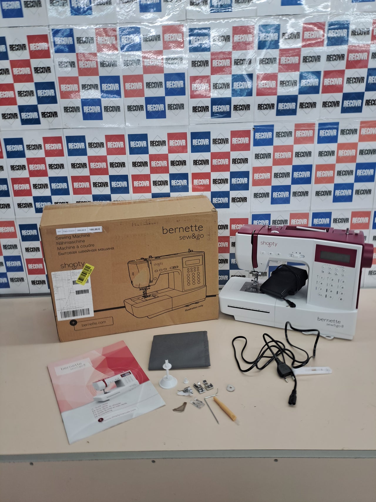 Máquina de coser Bernette para patchwork