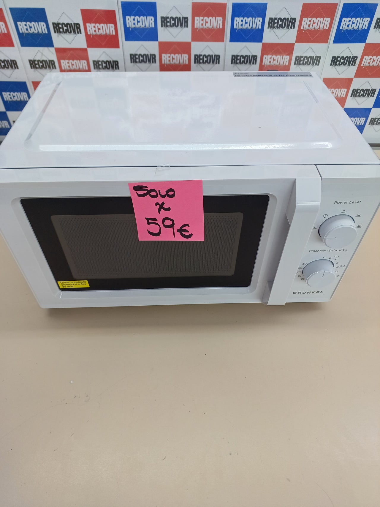 Microondas Grunkel 700-1020W 2450MHz MW-20MA