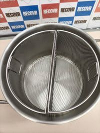 Olla para pasta de acero inoxidable de 7,25 litros