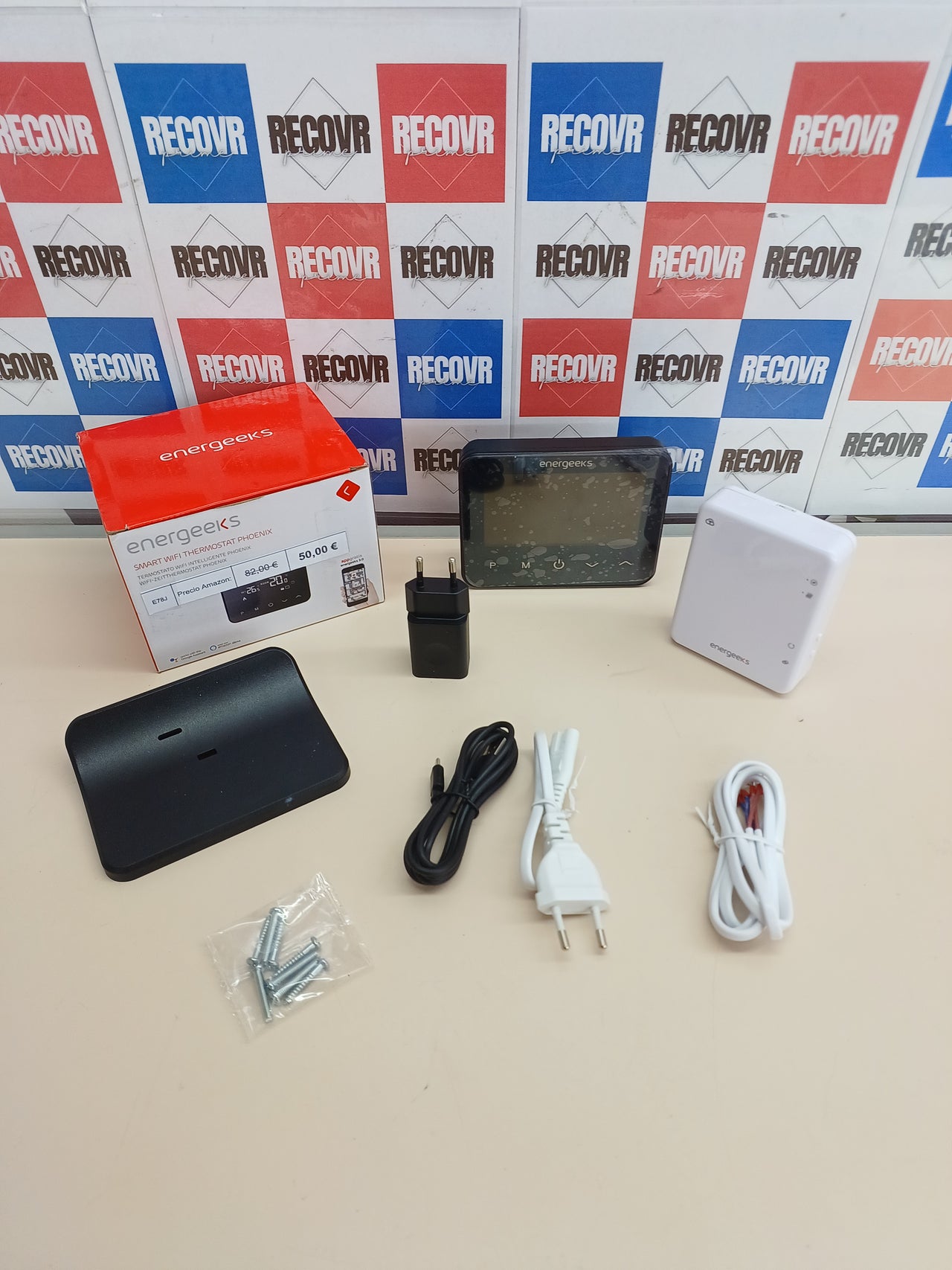 Termostato WiFi inteligente caldera compatible Alexa