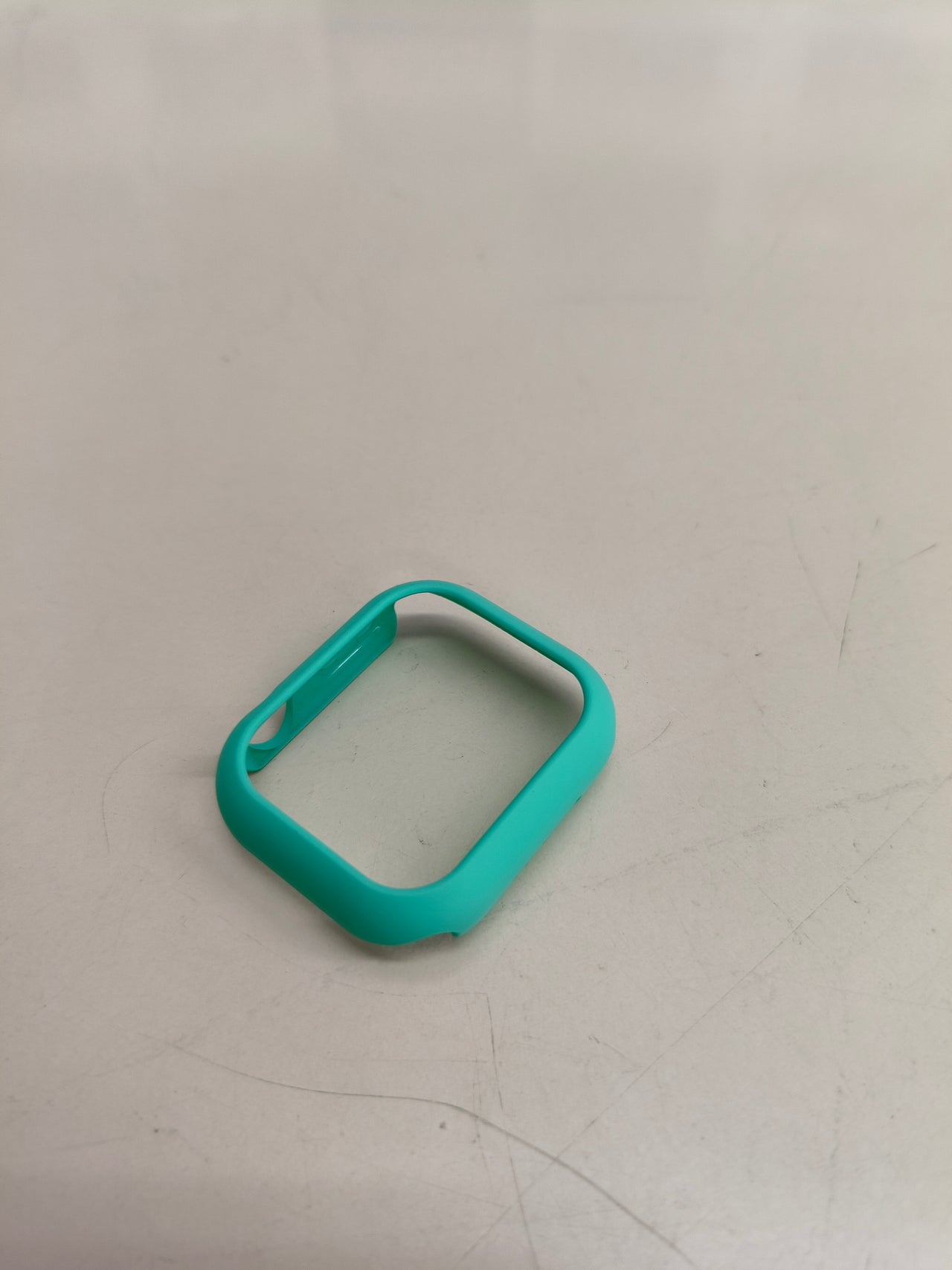 Funda Anybase Apple Watch 41 mm Series 8/9/SE 2 carcasa rígida ultrafina verde transparente