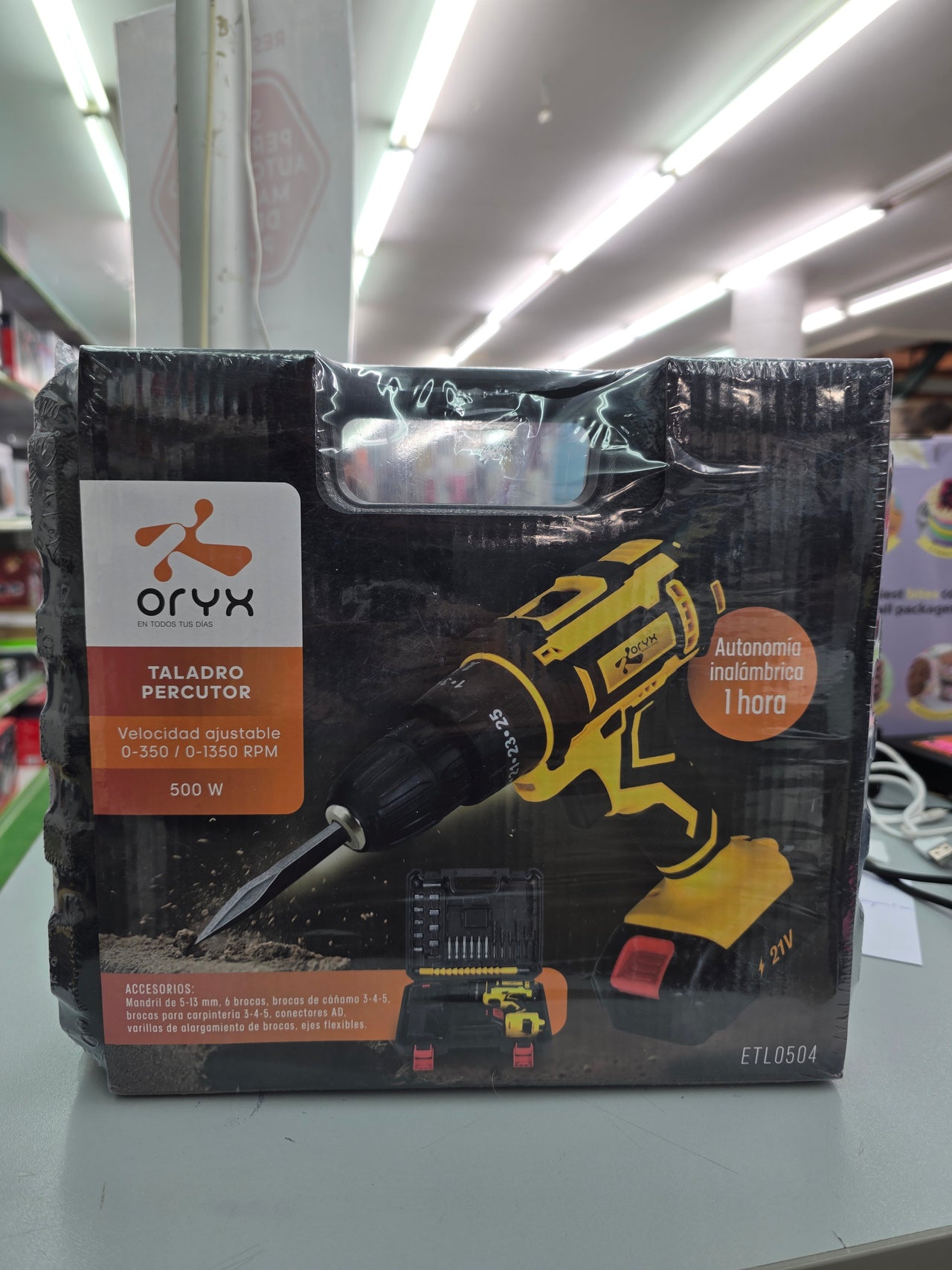 Taladro percutor 500w Oryx ETL0504
