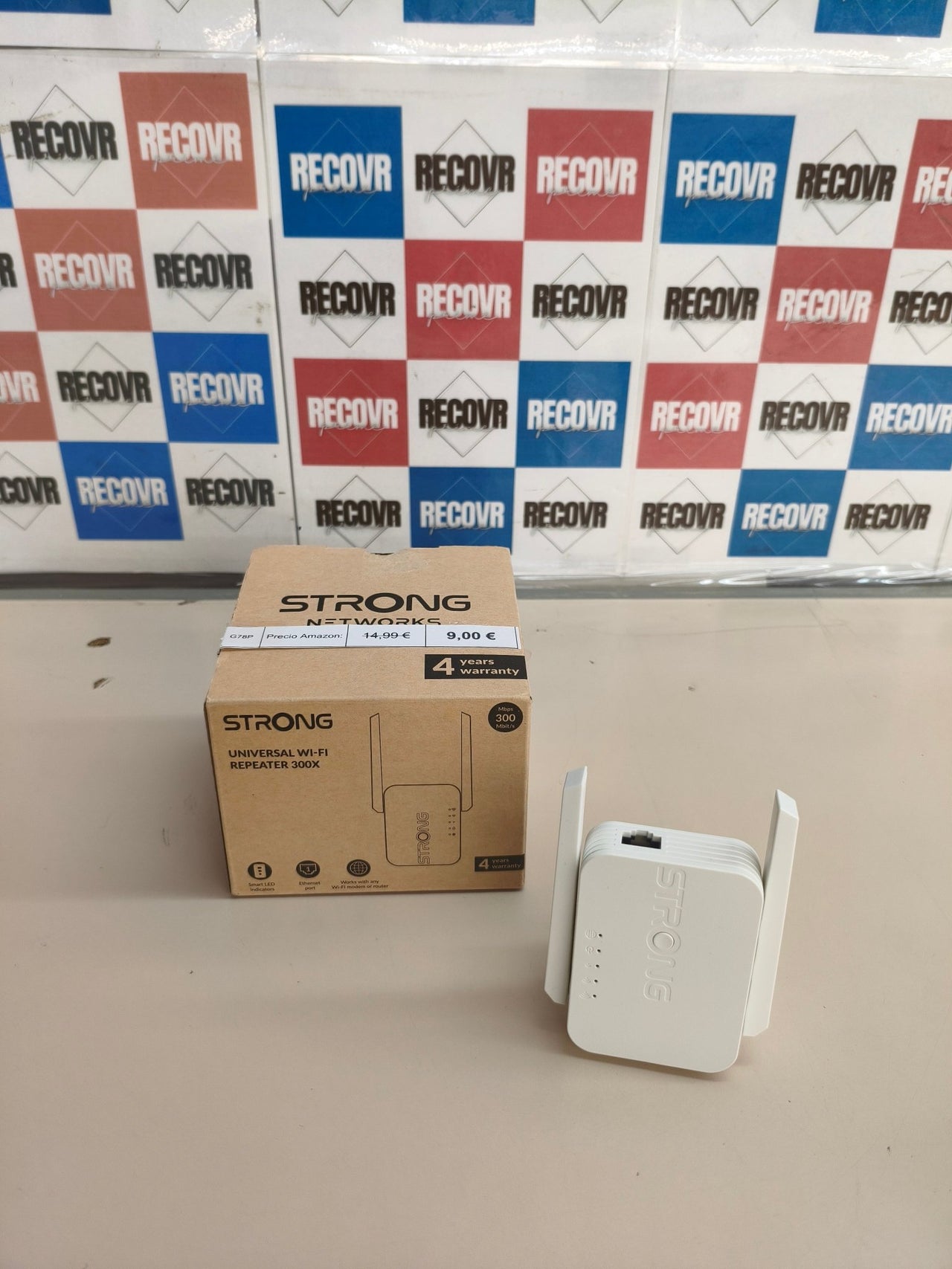 STRONG Repetidor WiFi N300, amplificador de largo alcance