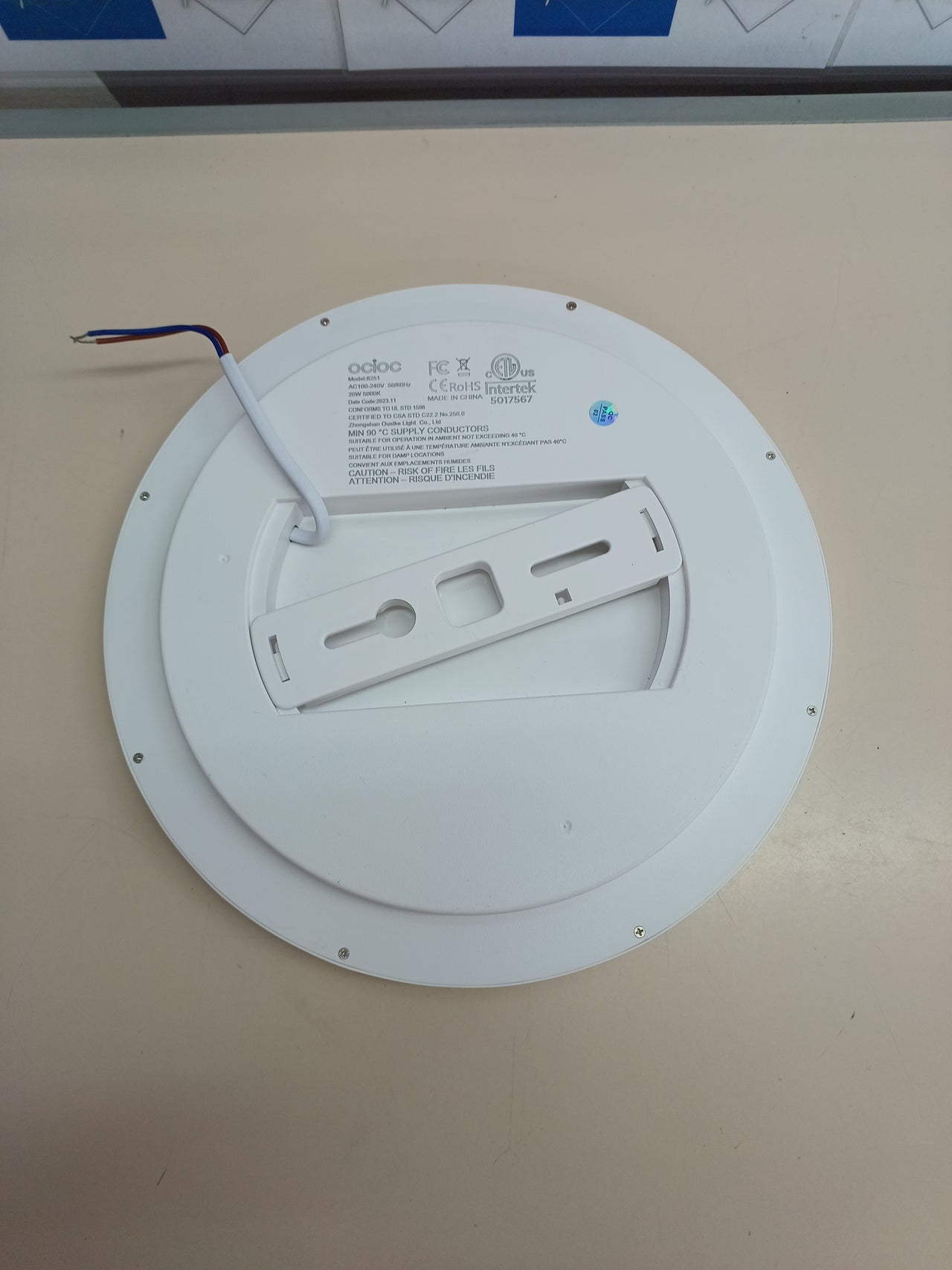 Lampara de Techo LED 20W 5000K 25,4cm