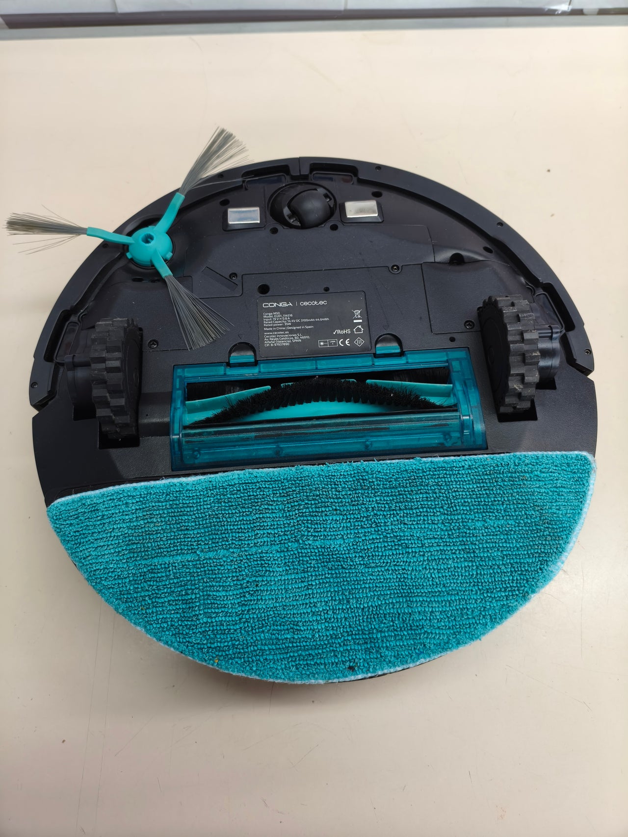 Cecotec Conga M50 5000 Pa con navegación láser y batería 3200 mAh