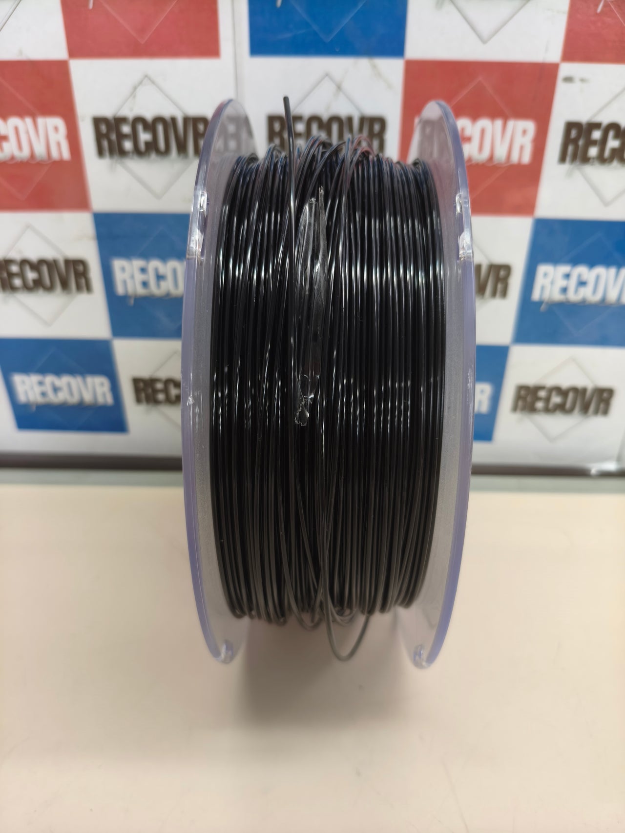 Filamento PC ignífugo para impresora 3D, 1,75 mm, 1 kg, negro.
