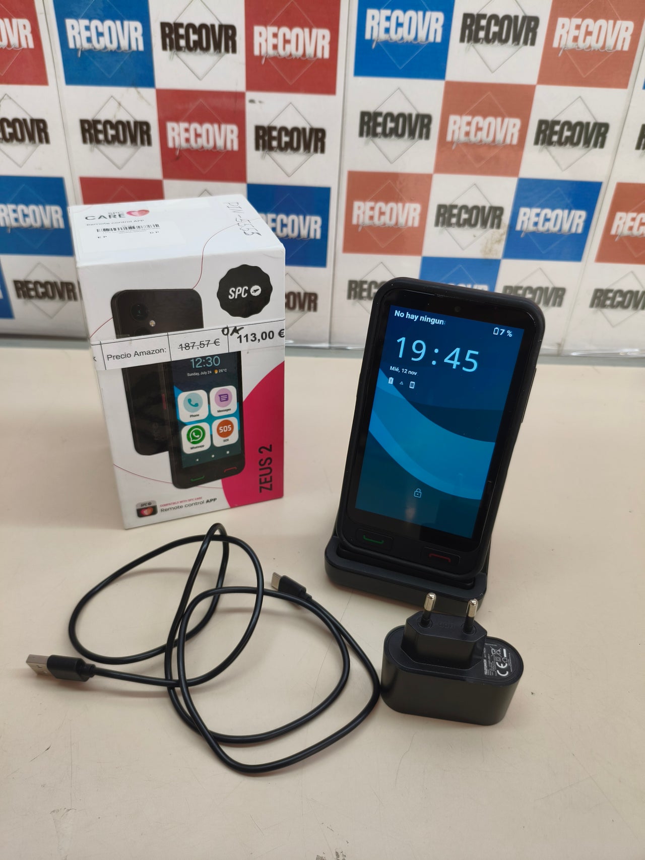 SPC Zeus 2, smartphone para mayores, 5", modo fácil, carcasa