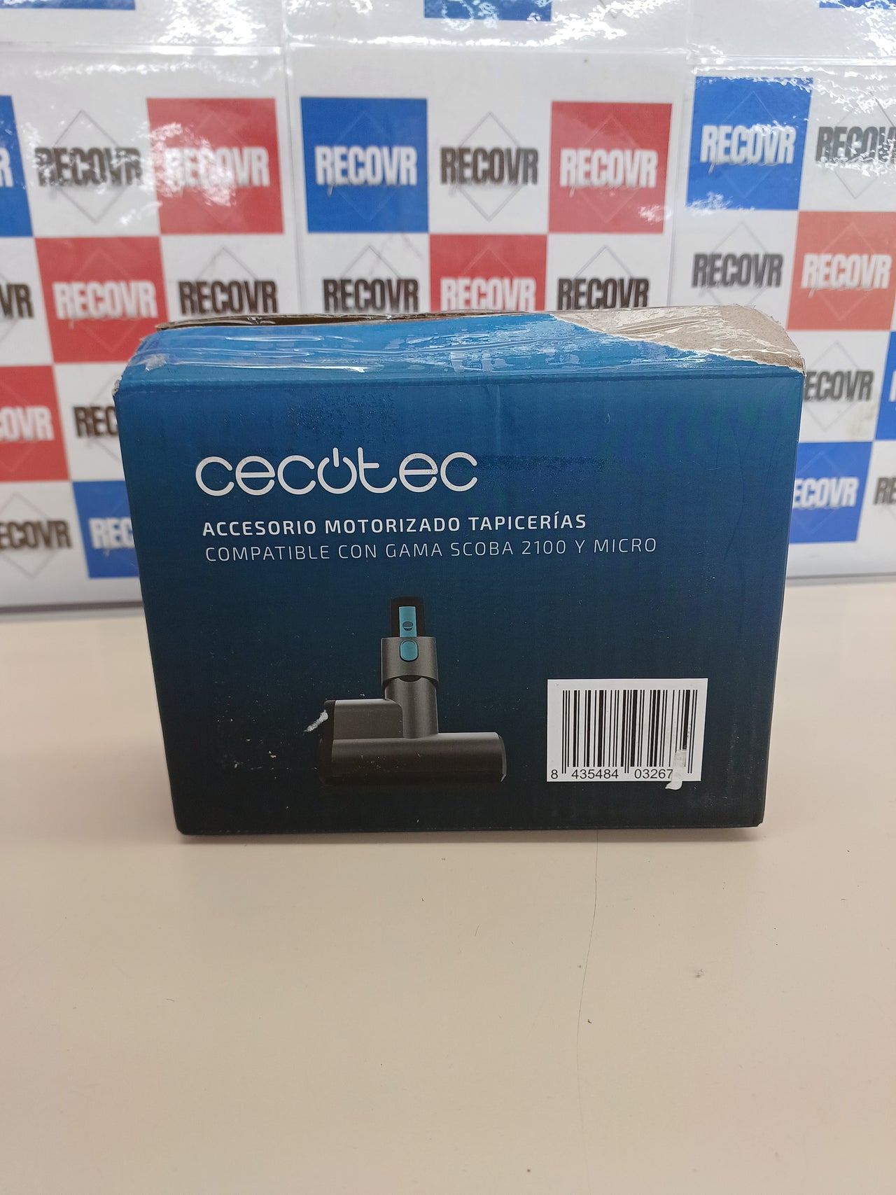 Cepillo Motorizado Cecotec Tapicerías Scoba 2100