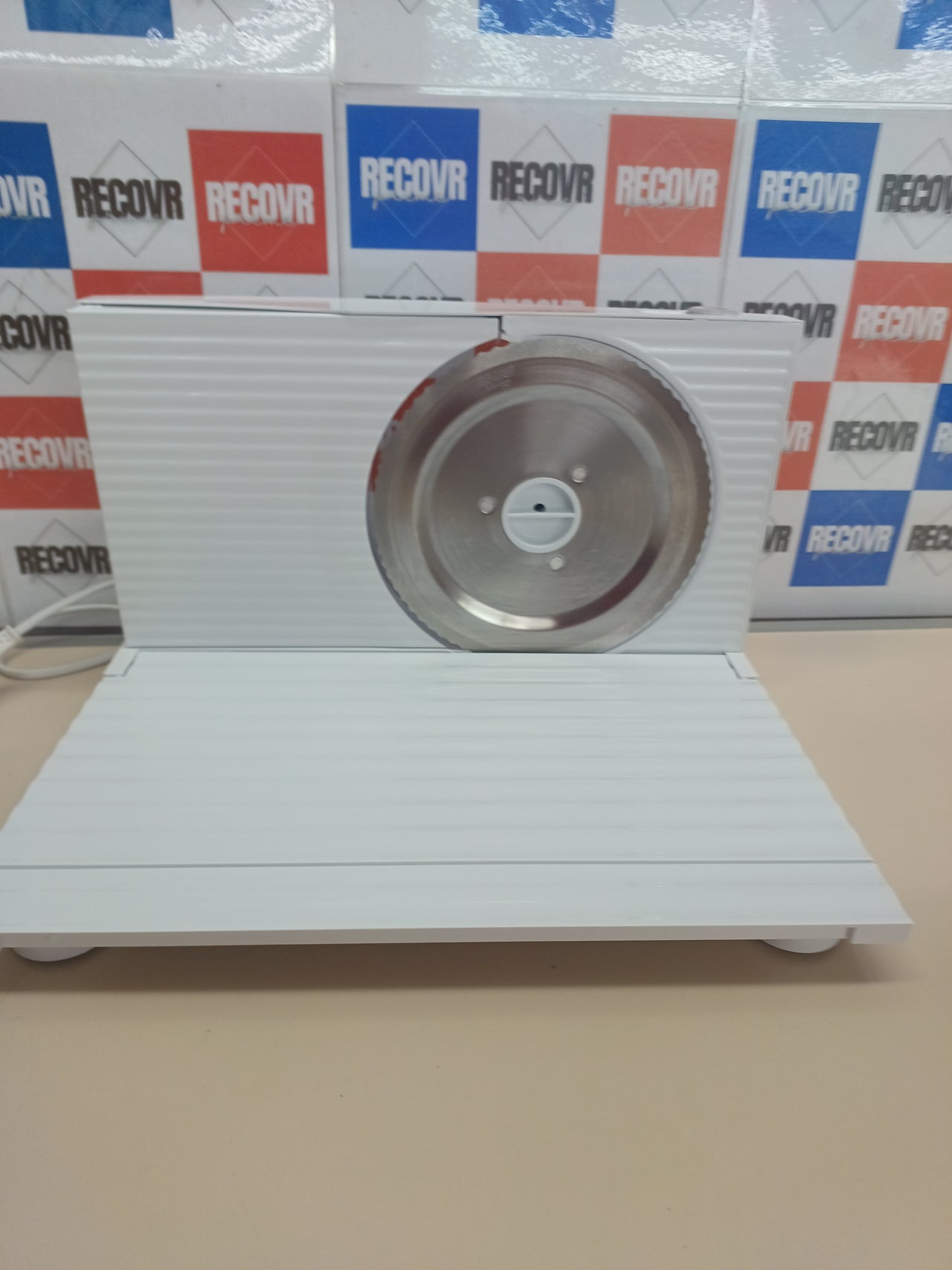 Cortadora multiusos plegable 100 W acero inoxidable ajustable 0–17 mm – Emerio