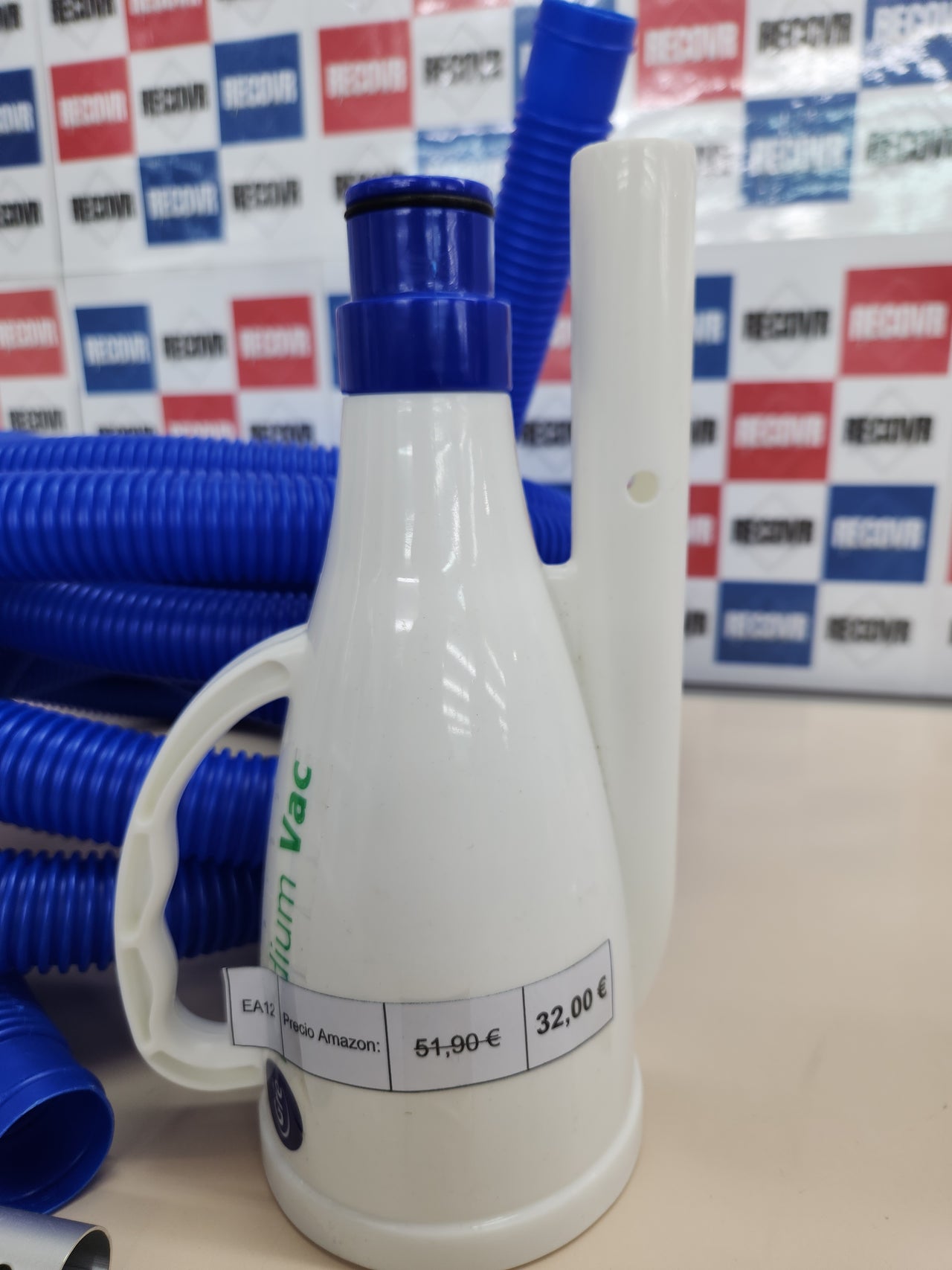 Limpiafondos de Aspiración Manual para Piscinas Pequeñas y Medianas, Kit Completo Gre AR20637Z “Medium Vac”