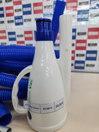 Limpiafondos de Aspiración Manual para Piscinas Pequeñas y Medianas, Kit Completo Gre AR20637Z “Medium Vac”