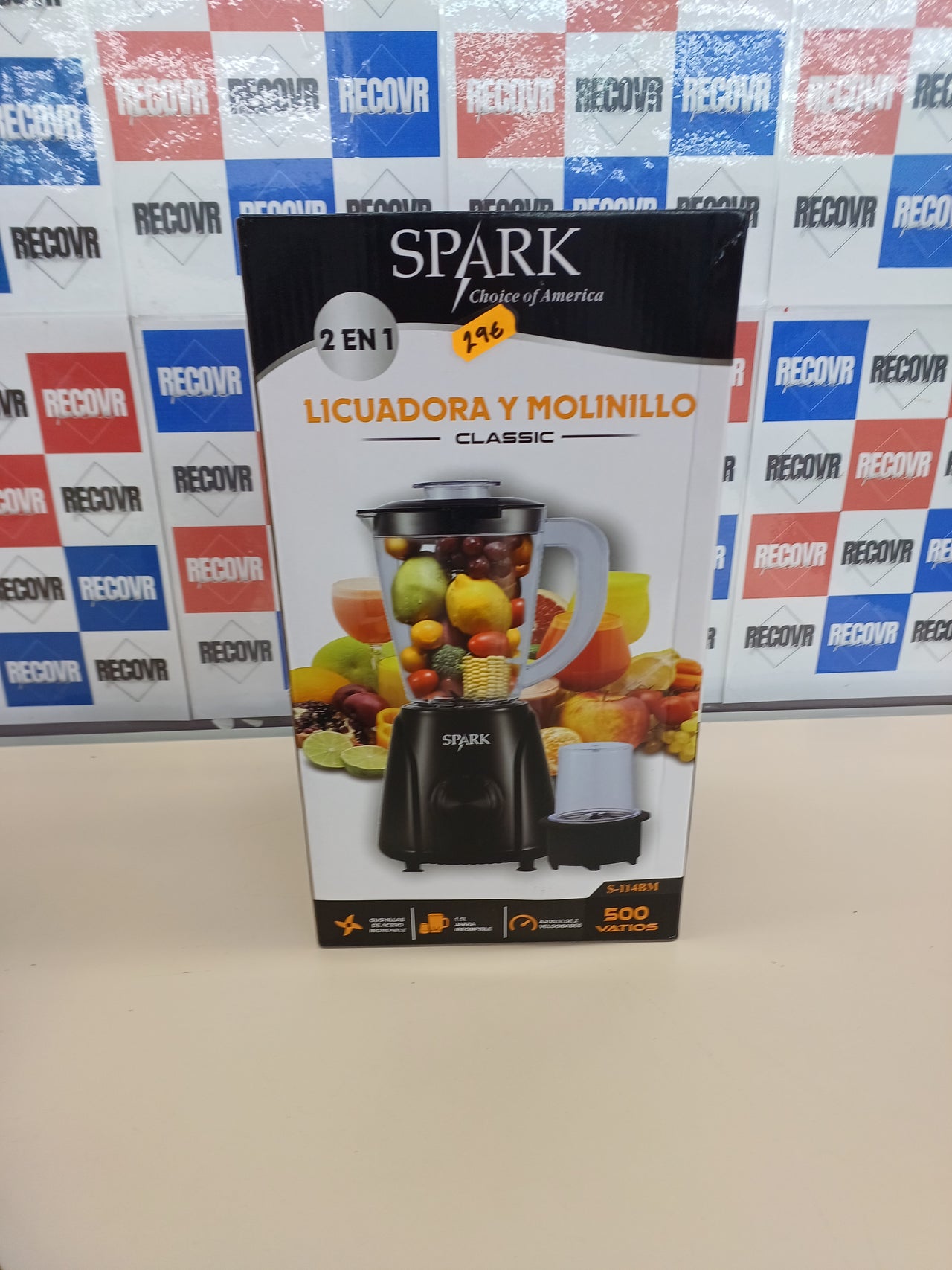 Licuadora con Molinillo 500W S-114BM