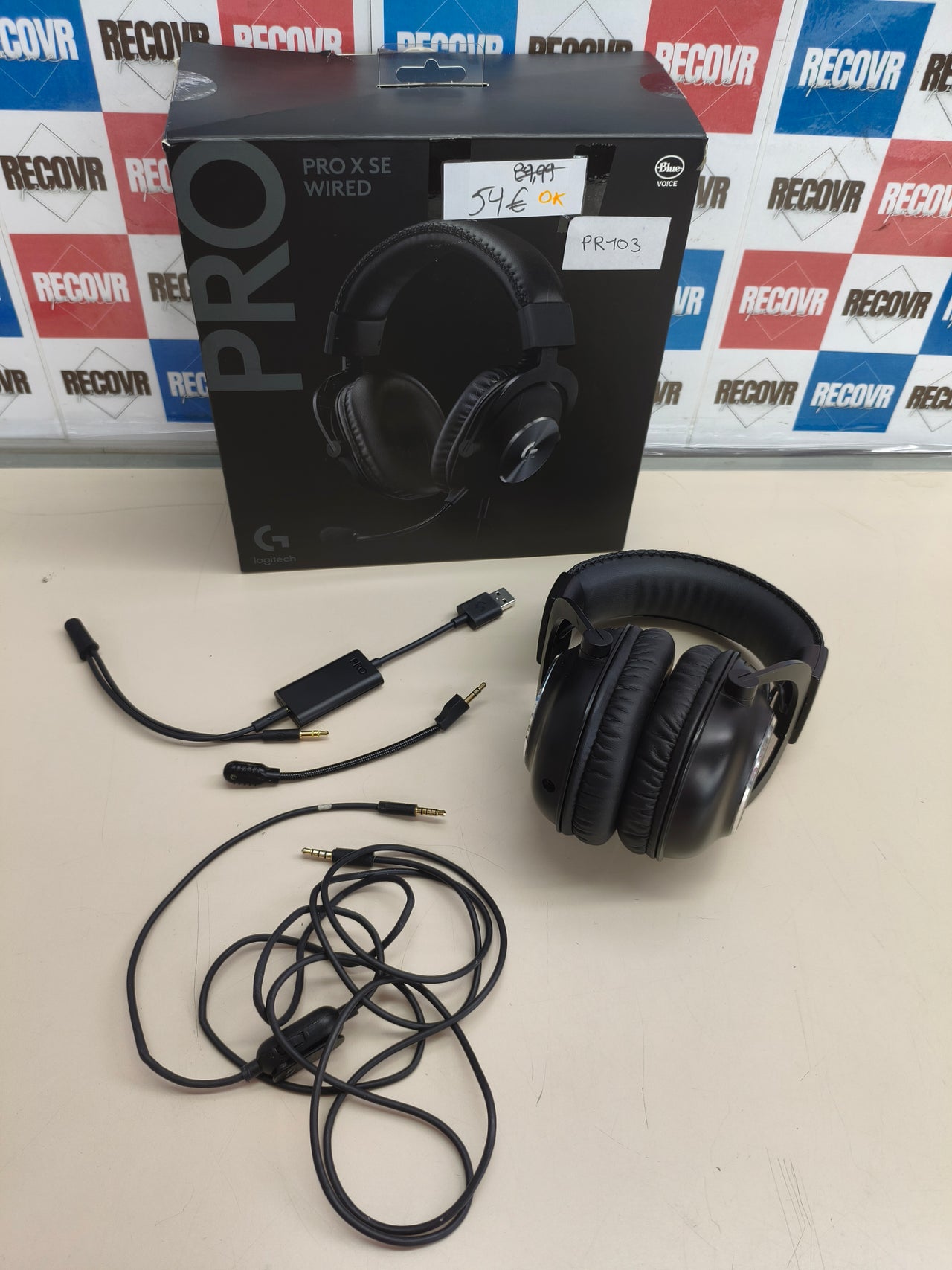 Auriculares Logitech PRO X SE Wired