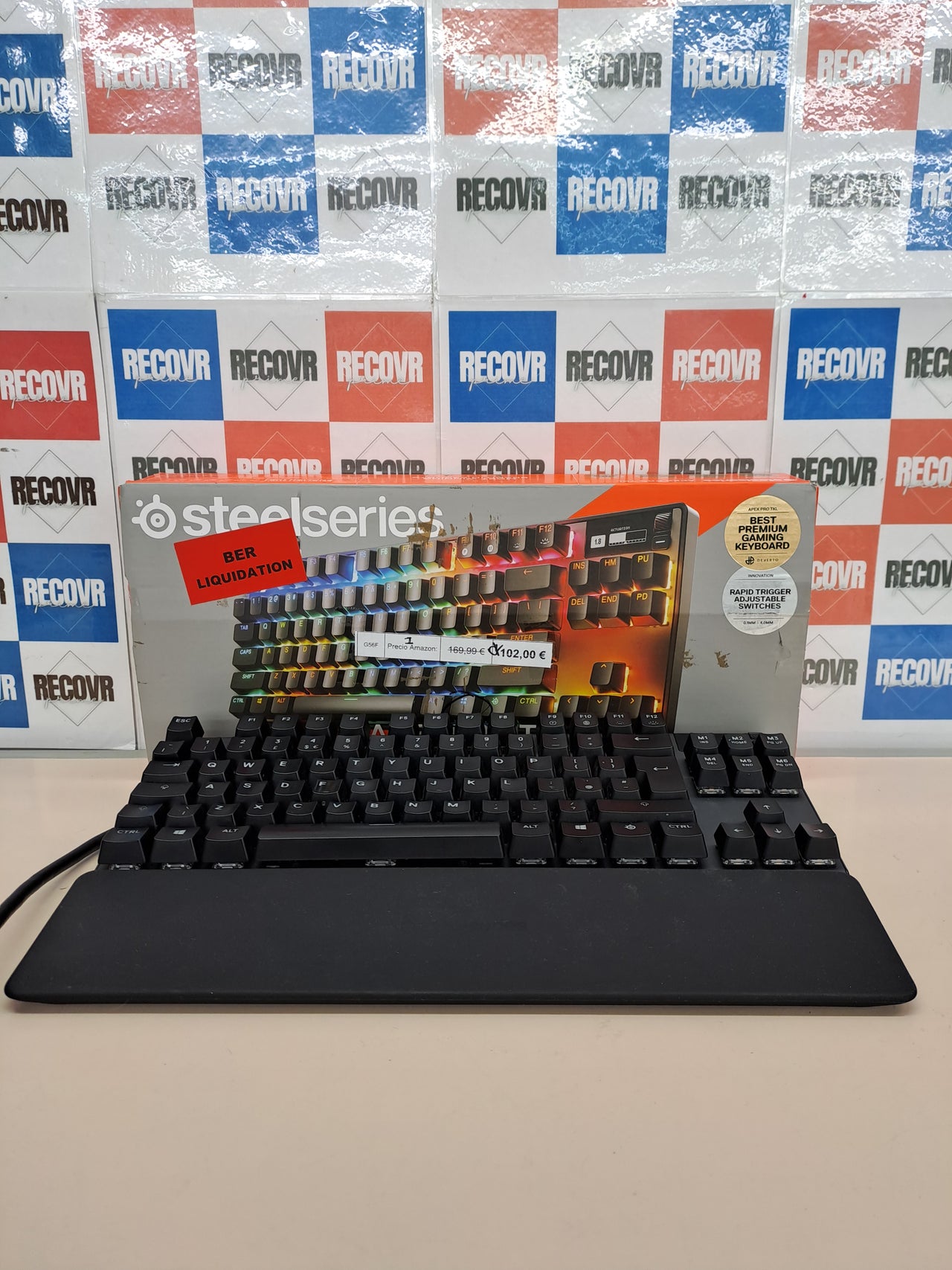 Teclado mecánico gaming SteelSeries Apex Pro TKL Gen 3