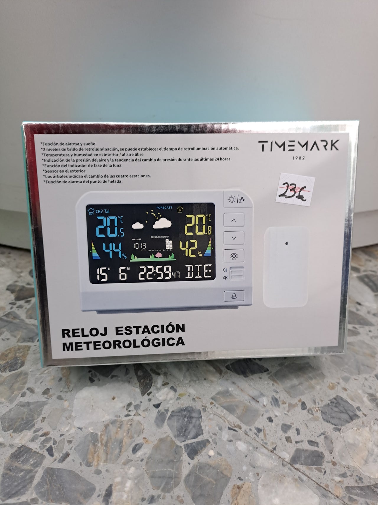 Reloj estación Meteorológica