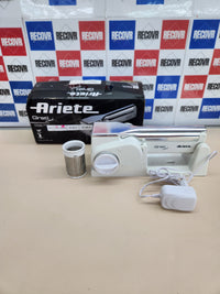 Ralladora eléctrica inalámbrica Ariete Gratì Metal 44, 1500 mAh, blanca