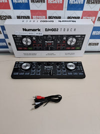 Controlador DJ USB compacto 2 canales táctil