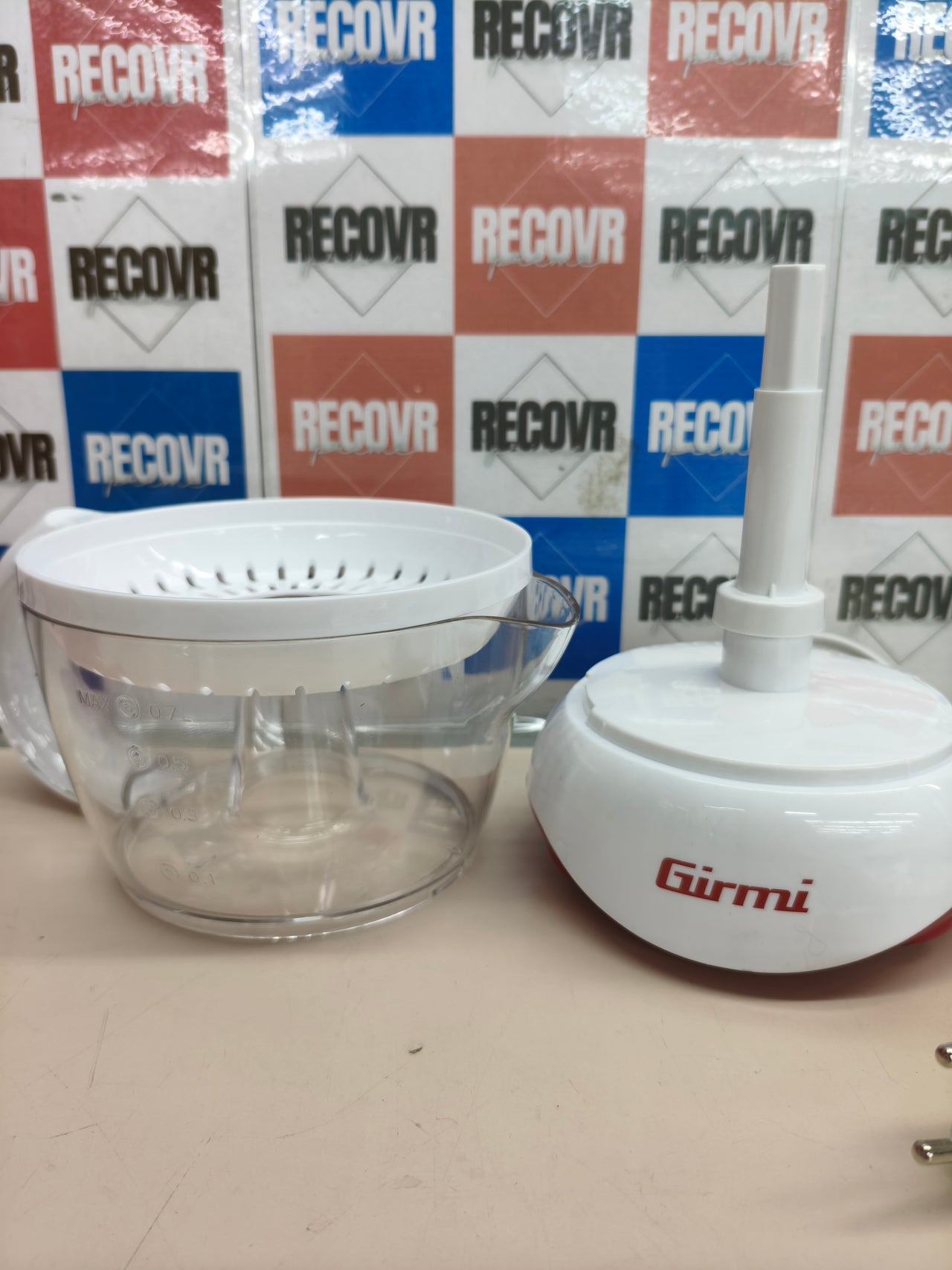 Girmi Sr02 Prensa De Cítricos Eléctricos 0,7 L 25 W Rojo, Blanco