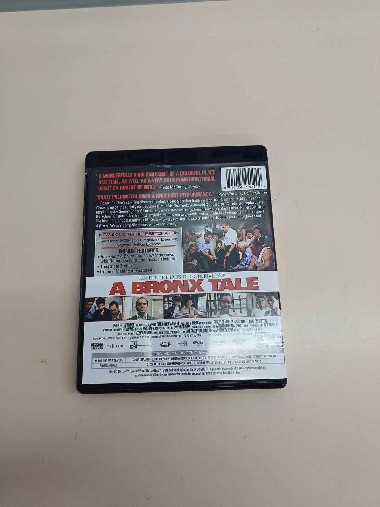 A Bronx Tale 30th Anniversary Blu-ray
