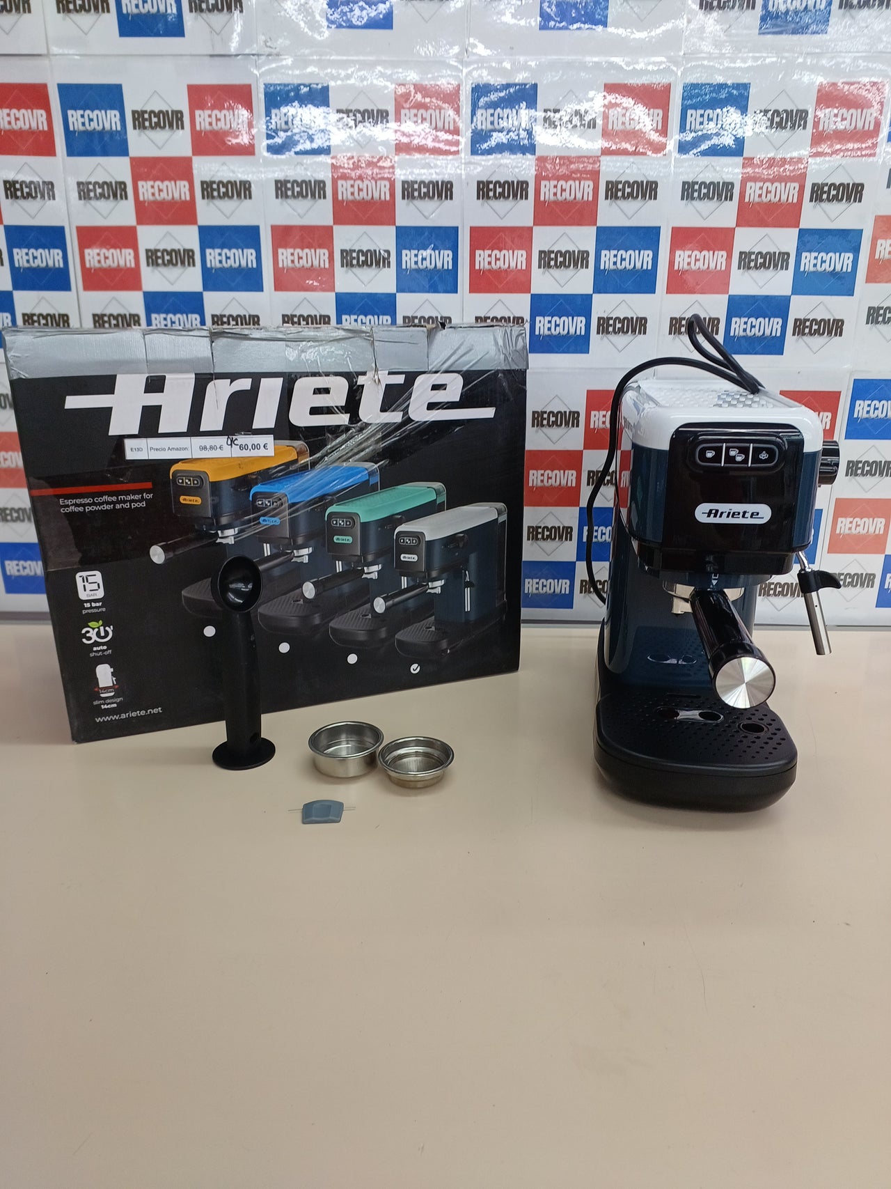 Cafetera espresso 15 bares 1,1 L – Ariete