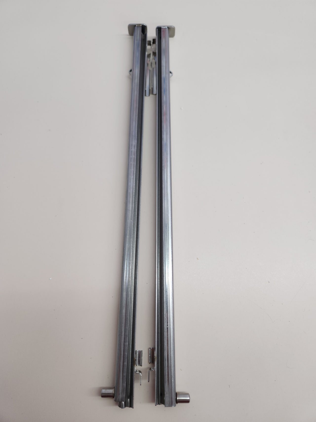Rieles telescópicos para horno inox